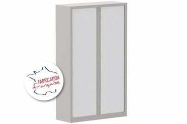 [Pas de famille] - [Pas de sous famille] - Armoire à rideaux H198xL120cm 4 tablettes