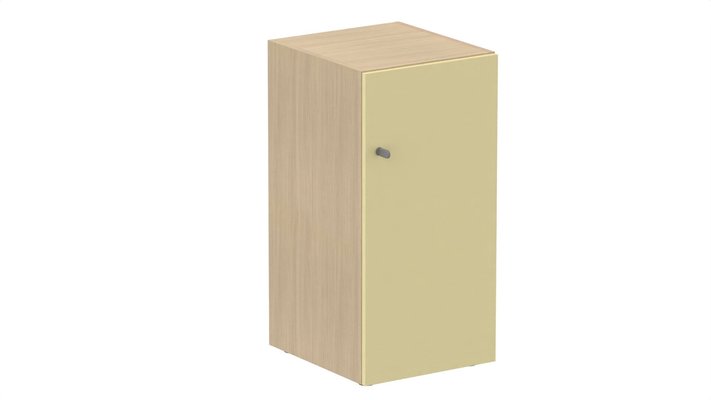 CASIERS - 1 case - Meuble à cases H.92xL.45xP.50cm - 1 case H86cm. porte pleine. serrure à clé