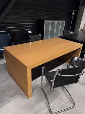 DESTOCKAGE - Bureau - Bureau de direction 190 x 100 cm revêtue de placage chêne