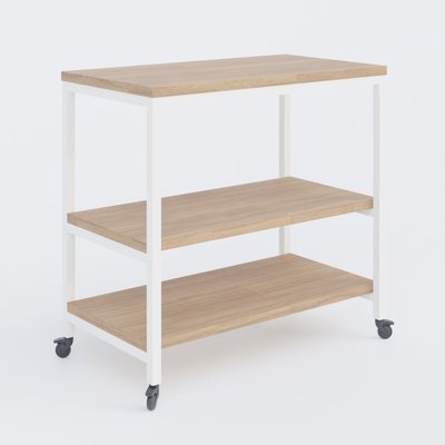 [Pas de famille] - [Pas de sous famille] - Desserte sur patin hauteur 72 cm largeur 80cm profondeur 42cm sur roulettes.