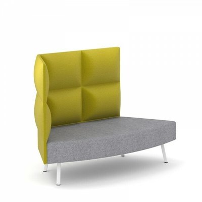 CANAPES - Modulable - PULL Fauteuil 2 places avec accotoir à droite dossier à 2 niveaux hauteur 113 cm largeur 162 cm profondeur 73 cm finition à définir