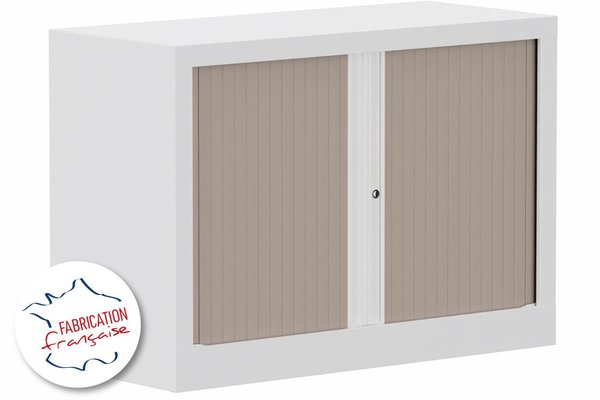 [Pas de famille] - [Pas de sous famille] - Armoire à rideaux H69,5xL100cm 1 tablette