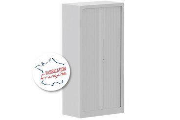 [Pas de famille] - [Pas de sous famille] - Armoire à rideaux H136xL120cm 3 tablettes