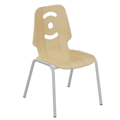 SCOLAIRE - Decouvrir - Chaise NÉMO II coque C13 Happy bois Blueprotech® pièt. époxy - T3