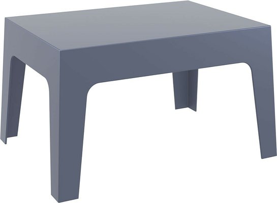 POLYPROPYLENE - TABLES BASSES - BAHAMAS-Table basse 70cmx50cm en polypropylène recyclable-Finition anthracite(PAN)