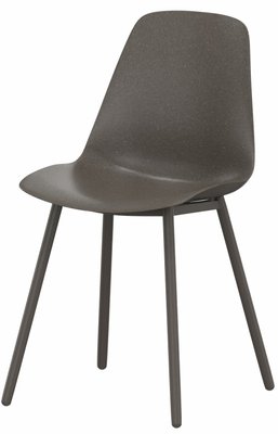 CHAISES ET TABOURETS - Pour tables standards, ht 75 cm, piétement 4 pieds - PETALE Chaise L.44xP.53.5xH.80.5cm-hauteur assise 47cm