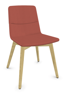 FAUTEUILS/POUFS - 4 pieds bois - MELODY chaise 4 pieds bois frêne naturel