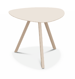 TABLES TRIUM - Tables hauteur 75 cm - TRIUM Table basse forme triangulaire L.50xP.50xH.40cm