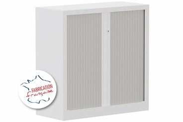 [Pas de famille] - [Pas de sous famille] - Armoire à rideaux H100xL100cm 2 tablettes