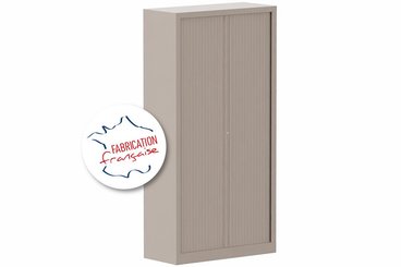 [Pas de famille] - [Pas de sous famille] - Armoire à rideaux H198xL100cm 4 tablettes