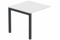 Module suivant table composable 80x80cm blanc/ anthracite - sur délai