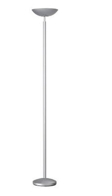 LUMINAIRES - Lampadaires - LINE Lampadaire LED LED à éclairage indirect, vasque orientable, variateur sur le cordon, alu