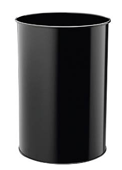 ACCESSOIRES - Corbeilles - CORBEILLE RONDE PLEINE-30L - COLORIS NOIR