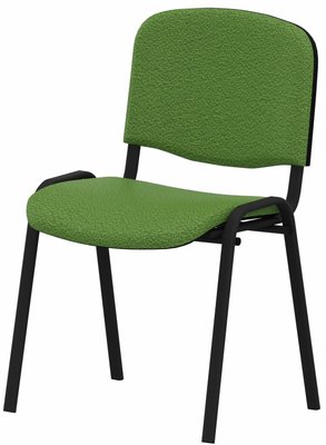 VISITEURS ET FONCTIONNELS - 4 Pieds - JOKER ECO - Chaise 4 pieds, tissu BONDAI vert