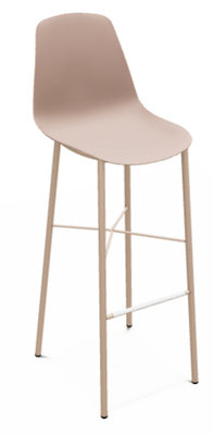 CHAISES ET TABOURETS - Pour tables hauteurs 105 ou 110 cm - DIXIE Chaise haute L.44xP.52xH.117cm-hauteur assise 80cm.