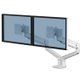 BRAS PORTE-ECRANS DOUBLE SONIK - BLANC