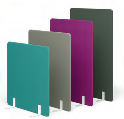 CLOISONS - Tissu super acoustiques - Cloison super acoustique L.1600x H.1600. coloris gris clair