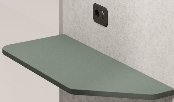 [Pas de famille] - [Pas de sous famille] - Cabine acoustique SPIX 1  « Vendu Avec banquette », Hauteur : 2265 mm Largeur : 1400 mm Profondeur : 1250 mm