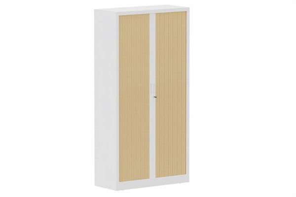 ARMOIRES A RIDEAUX - Largeur 80 cm - Armoire à rideaux H198xL080cm 4 tablettes