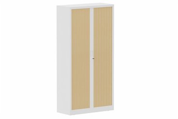 ARMOIRES A RIDEAUX - Largeur 80 cm - Armoire à rideaux H198xL080cm 4 tablettes