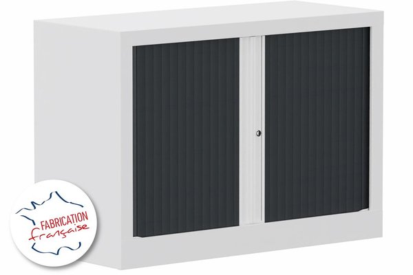 [Pas de famille] - [Pas de sous famille] - Armoire à rideaux H69,5xL100cm 1 tablette