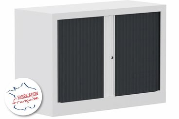 [Pas de famille] - [Pas de sous famille] - Armoire à rideaux H69,5xL100cm 1 tablette