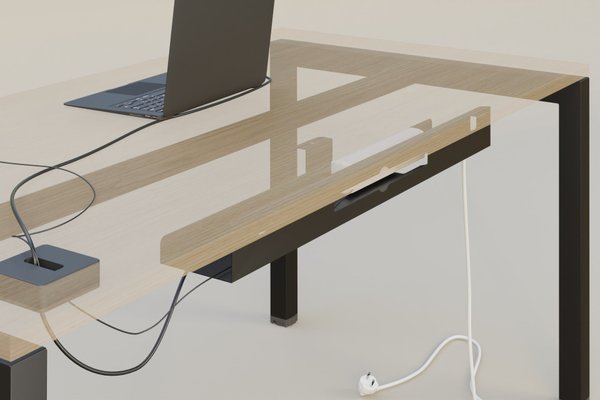 [Pas de famille] - [Pas de sous famille] - Goulotte UNIVERSELLE Longeur 800 x profondeur 125 mm x hauteur 750 mm finition Noir