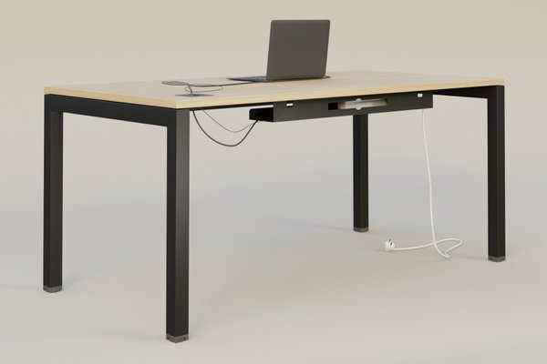 [Pas de famille] - [Pas de sous famille] - Goulotte UNIVERSELLE Longeur 800 x profondeur 125 mm x hauteur 750 mm finition Noir