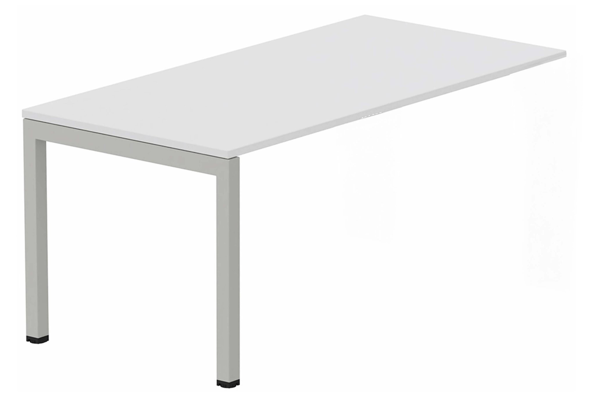 Module suivant table composable 180x80cm blanc/ aluminium - sur délai