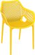 BAHIA XL- Fauteuil en polypropylène renforcè fibre de verre-Finition Jaune(PJA)