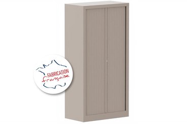 [Pas de famille] - [Pas de sous famille] - Armoire à rideaux H136xL120cm 3 tablettes