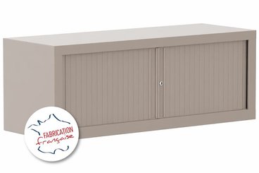 [Pas de famille] - [Pas de sous famille] - Armoire rehausse H44xL120cm coffre basalte/rideaux basalte