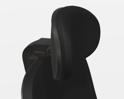 FAUTEUILS - FAUTEUIL - MISTRAL-Têtière réglable en hauteur et profondeur - coque coloris rouge