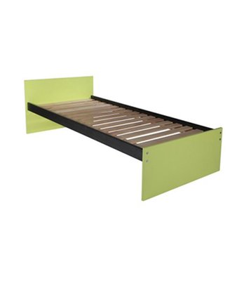 SCOLAIRE - Se Reposer - Lit TERRA méla. sommier agglo H50 cm - 80x190 cm