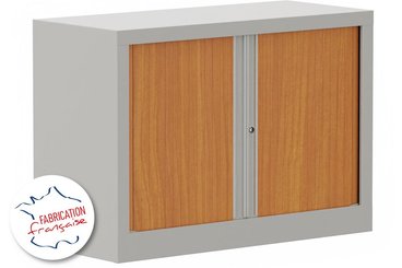 [Pas de famille] - [Pas de sous famille] - Armoire à rideaux H69,5xL100cm 1 tablette