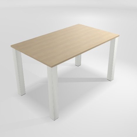 ATLAS Table haute forme rectangulaire L.150xP.90xH.89.4cm