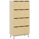 Meuble à courrier BIP BOP 12 portes - L90xP45xH185 cm