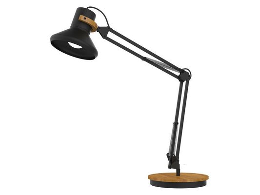LUMINAIRES - Lampes - Lampe architect . Matériaux Bambou et acier Noir