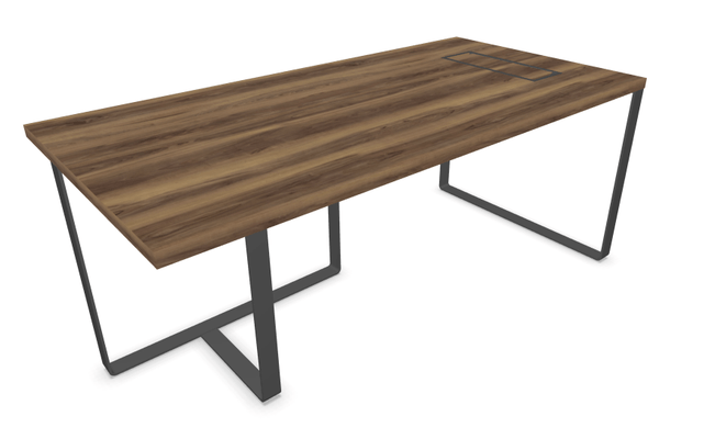 Gamme P1 - Tables de bureau - P1 Table de bureau 180x90cm - top access à droite - sans voile de fond.