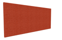 SQUARE panneau acoustique L.40xP.80cm ép. 40mm. tissu BERTA coloris rouge
