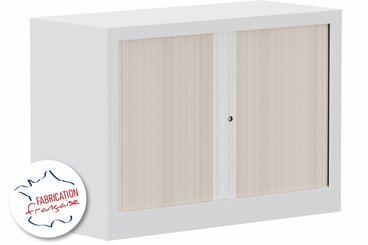 [Pas de famille] - [Pas de sous famille] - Armoire à rideaux H69,5xL100cm 1 tablette