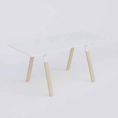 [Pas de famille] - [Pas de sous famille] - Table Keops Bois 260x120 cm de profondeur et hauteur 109 cm . Plateau épaisseur 25mm.