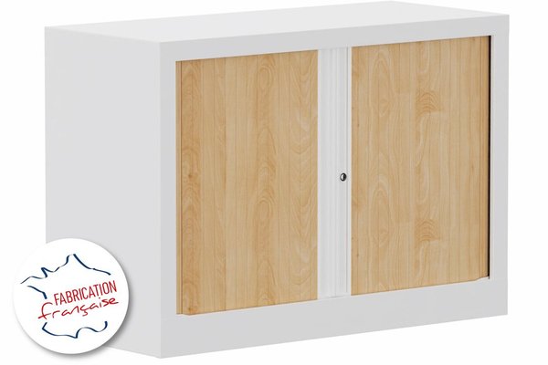 [Pas de famille] - [Pas de sous famille] - Armoire à rideaux H69,5xL100cm 1 tablette