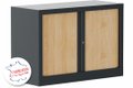 Armoire à rideaux H69,5xL100cm 1 tablette