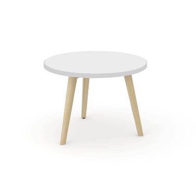 TABLES BASSES - Pieds bois - MELODY table basse ronde diamètre 70cm, hauteur 48cm
