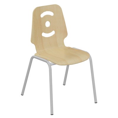 SCOLAIRE - Decouvrir - Chaise NÉMO II coque C13 Happy bois Blueprotech® pièt. époxy - T4