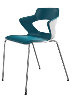 FAUTEUILS/POUFS - 4 pieds - SWEETY Chaise 4 pieds tube. piétement chrome