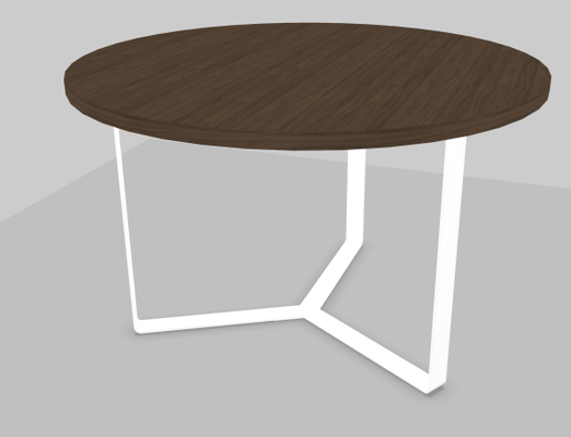 Gamme P1 - Tables de réunion - P1 Table ronde diamètre 120cm sur pied central