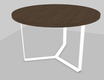 P1 Table ronde diamètre 120cm sur pied central