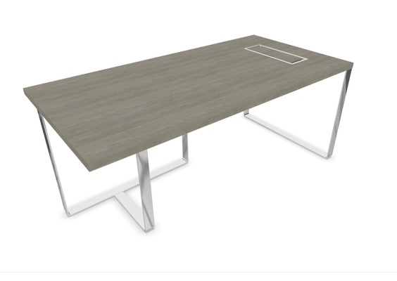 Gamme P1 - Tables de bureau - P1 Table de bureau 180x90cm - top access à droite - sans voile de fond.